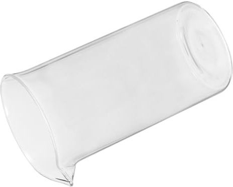 CIYODO Verre De Remplacement Pour Cafetière Piston Avec Bec Verseur Étroit Tasse à Infusion Café Froid Et Expresso Accessoire Verre Résistant Chaleur Pour Extraction Délicate