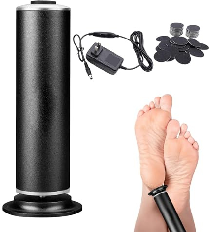 Fußschaber für Pediküre, professionelle Fußfeile, Fußpeeling, Hornhautentferner für die Fußpflege, Fußmühle für Männer und Frauen, Hornhautentferner