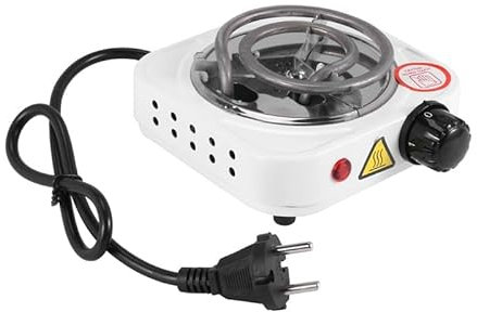 Ohulelks 220V 500W Estufa EléCtrica Placa Caliente Quemador de Hierro Hogar Cocina Cocina Calentador de Café ElectrodoméSticos de Cocina Enchufe de la UE