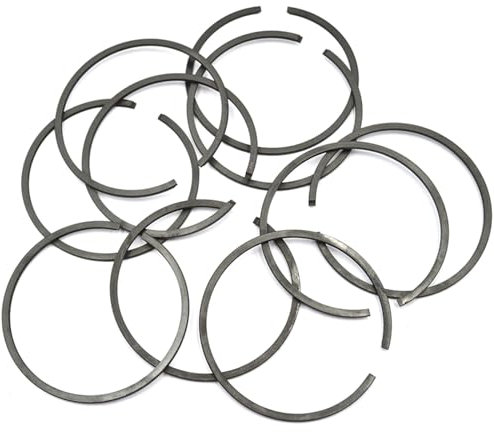 Anillos de pistón para Motor 10 Piezas/Lote de Anillos de pistón de 42 mm x 1,2 mm for Motosierra Husqvarna 345, for desbrozadora STIHL 025 028 FS450 FR450 FT/FC/HL/HT/SP/KM-451 Szwaldaper