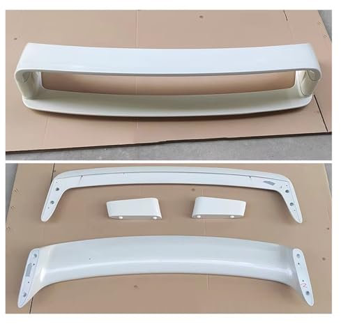 Heckspoiler Für 3er E36 M3 1990 1991-1999 2000 SpoilerABS-Kunststoffmaterial Unlackiert Oder Glasig-schwarzer Spoiler-Heckflügel Heckflügel(Weiß)
