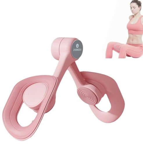 Beckenboden Muskeltrainer Damen, Oberschenkeltrainer Trainingsgerät für Weibliches Gesäß, GesäßTrainer Trainingsgerät, Fitnessgerät für Gesäß Beinarm Brust ​Arm und Beintrainer - Rosa