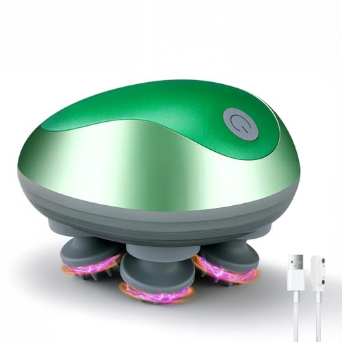 Elektrisches Kopfmassagegerät,Kabelloses Handmassagegerät IPX7 Wasserdicht | Tragbar Kopfmassagegerät Elektrisch, Scalp Massager, 3 Modi, Massagegerät Kopfmassage für Entspannung, Tiefenreinigung