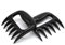 OUDQFCJ 2 Pcs Griffes à Viande en Plastique Idéales pour Pulled Pork, Bœuf, Poulet - Accessoire BBQ Robuste et Pratique