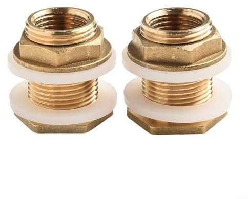 Adattatore di riduzione esagonale in ottone con filettatura interna ed esterna per passaggio del serbatoio dell'acqua, riduttore di filettatura da 30 a 15 cm, DN15 DN20 DN25 per sistemi idraulici