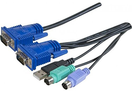 Cordon pieuvre VGA/USB-PS2 5 mètres pour KVM