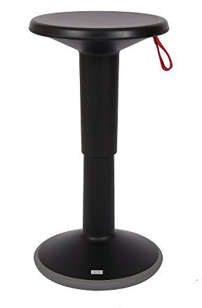 Interstuhl Mehrzweck-Hocker UPis1 - für Das dynamische Sitzen Arbeitshocker (schwarz)