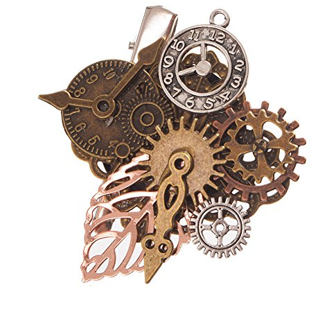 GRACEART Steampunk Getriebe Brosche