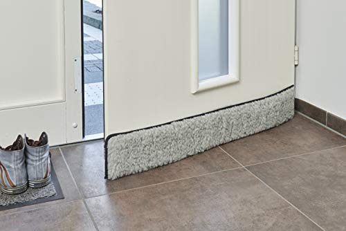 K. & N. Schurwolle 550 New Wool Door Draught Excluder 80cm Grey