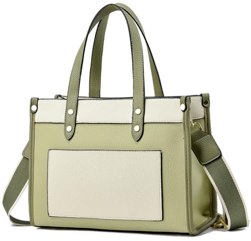 CROJUYI Damen Satchel Purse and Handbag - Shoulder Totes and Crossbody Bags