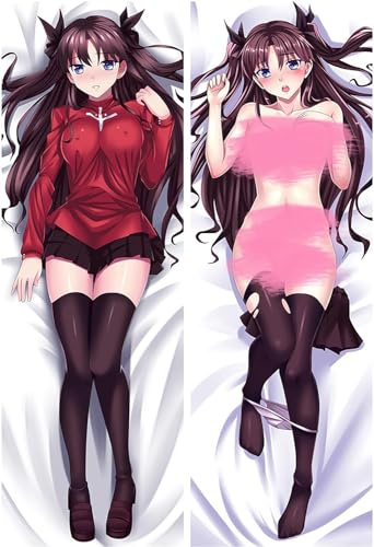 RuiHao Anime Kissenbezug Für Waifu Uncensored Hentai Manga Mädchen,Anime Pillowcase Digitaler Doppelseitiger Druck Kissenbezug,Seitenschläferkissen Bezug,Bedding Umarmungskissen Bezu