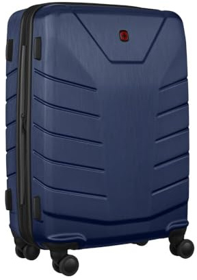 WENGER Pegasus Hartschalenkoffer M, 66/79 l Erweiterbar, Reisekoffer | Mittelgroßer Koffer für Urlaubsreisen mit 4 Doppelrollen, TSA-Zahlenschloss, 66 cm Höhe und 26 x 46 x 66 cm