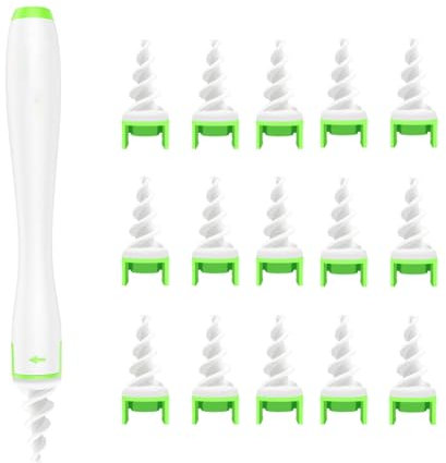 Ear Wax Remover Ear Cleaner Tool Kits with 16 pcs Soft Silicone Washable Tips Spiral Ear Cleaner Earwax Removal Cleaning Kit for Home Use