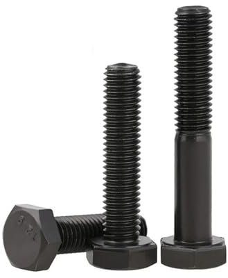Sechskantschrauben, Edelstahlschrauben, schwarzer Kohlenstoffstahl, Voll-/Halbgewinde, Außensechskantkopf M10, M12, M14, M16, Außensechskantschraube(M14 1pcs,65mm(half thread))