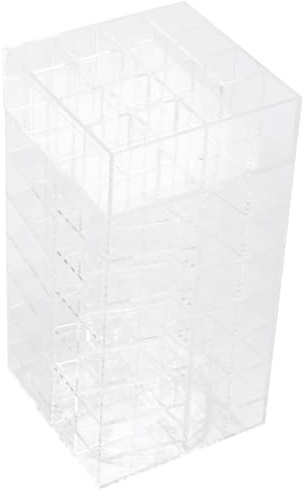 Mikinona Rotatable Lipstick Holder Acrylic Stand Dressing Table Organizer Lipstick Display Stand for Makeup Showcase