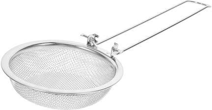 UTHCLO Colino Maglie in Acciaio Inossidabile Colino Da Cucina Pieghevole Utensile Per Scolare Pasta e Alimenti Design Compact Per Facile Riposto