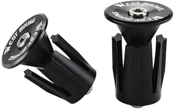 GIFANEO 2 Stück Universal Fahr rad Lenker Endkappen,Fahr rad Lenkerstopfen,Lenkerendkappen,Aluminium Fah rrad Lenker Endstopfen für Rennrad MTB Mountainbike