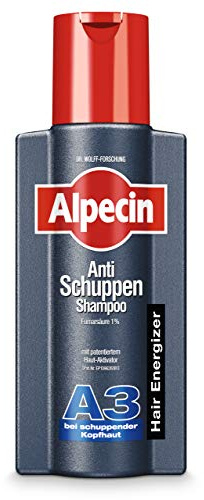 Alpecin Anti-Schuppen Shampoo A3, 1 x 250 ml - Bei schuppender Kopfhaut - Effektive Vorbeugung der Schuppenbildung bei fettigem Haar