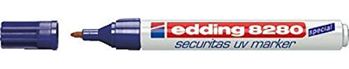 UV-Marker Securitas e-8280, Rundspitze 1,5-3mm, farblos