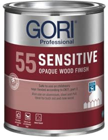 GORI 55 SENSITIVE - 2000 SILBER GRAU 2,5L - Lack und Decklack auf Wasserbasis
