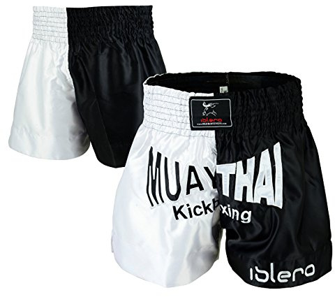 Islero - Pantalones cortos de Muay Thai para lucha, artes marciales, artes marciales mixtas, boxeo, artes marciales, UFC, color multicolor, tamaño extra-small