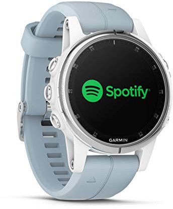 Garmin 010-01987-23 Fēnix 5S Plus Compact Multi-Sport Watch with Music/Maps and Pay - Sea Foam