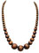 Natürliche Holzperlenkette für Männer Frauen Holzkette Unisex Chunky Beads Halsketten