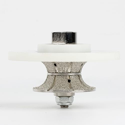 Raizi V Type 30mm Angle Grinder Full Bullnose Diamond Hand Profile Router Bits for Marble Granite Porcelain Ceramic Tile