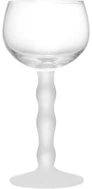 100ml/3oz Medieval Wave Handle Goblet French Red Wine Sweet Wine Champagne Cup-Special frosted dry high cup