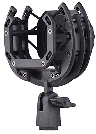 HUIOP Clip de Soporte de suspensión para micrófono, Plegable, 180°, para Montaje de micrófono Condensador