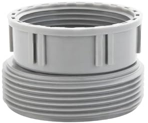 Qrity 1 Stück Küchenspüle Abflussrohr Gelenkgewinde Schlauchverbinder 45mm Weiblich auf 58mm Außengewinde, Kunststoff Gelenkgewinde