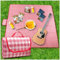 Primasage Manta Picnic Impermeable 200 * 200cm, Plegable Picnic Blanket, Grande Esterilla Playa con Asa para Hacer Senderismo, Viajar, IR De Acampada, A Parques(Cheque Rojo)