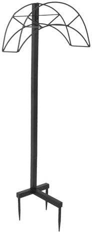 KONTONTY Soporte para Manguera de Jardín de Metal Resistente al Organizador Desmontable para Almacenamiento de Tuberías Patios y Balcones Soporte para Mangueras Exteriores