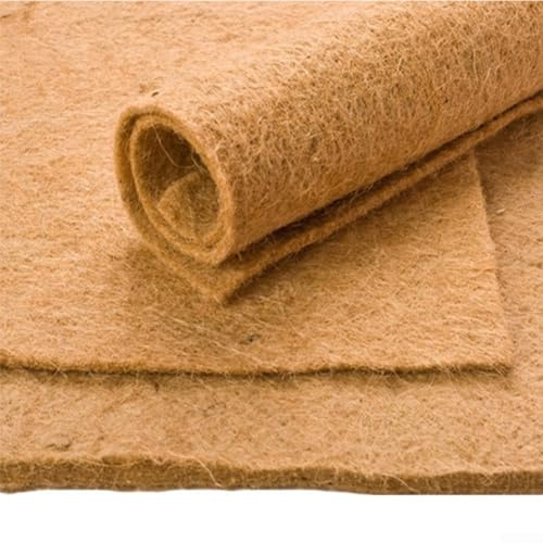 Set di 10 tappetini per la coltivazione di microgreens, in fibra di canapa e iuta, 25 x 25 cm/25 x 50 cm, tappetino per germogliare erba di grano in fibra di canapa per germogliare germogli (25 x 50