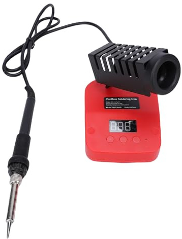 Tomantery Battery Powered Soldering Iron Kit with Dual Charging Ports for Electronics Repair