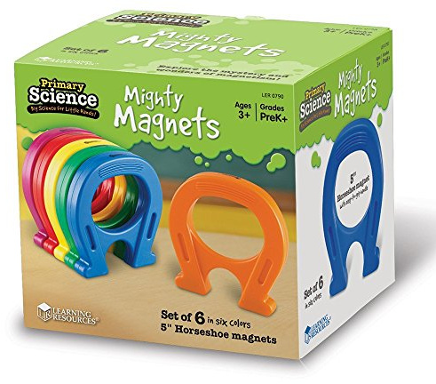 Learning Resources Primary Science Mäktig Magnet Toy 6-Stycken Uppsättning