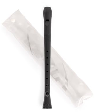 Nuvo N310RDBK Descant Soprano Recorder - Black