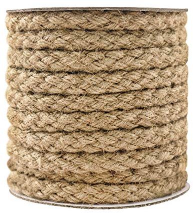 Tenn Well Jute-Schnur, geflochten 11MM, 25.3FT braun