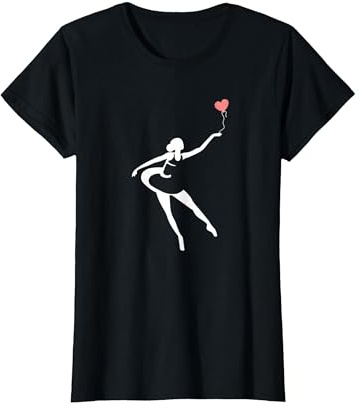 Ballet Ballerine L'art De La Danse Cadeau Danseur T-Shirt, Femme, Noir, S