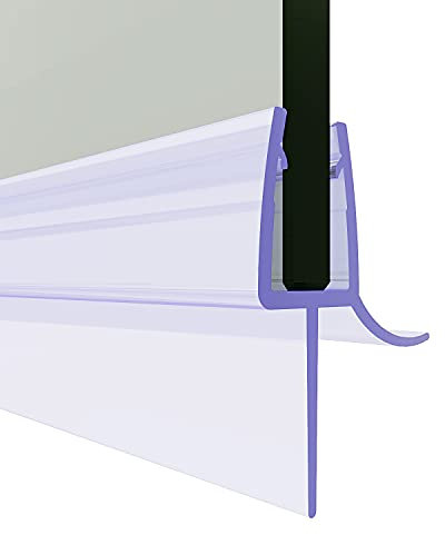 SONNI Goma Mampara Ducha 90cm,Junta Mampara Ducha Baño Bañera Puerta Adecuado para Cristal 5mm 6mm
