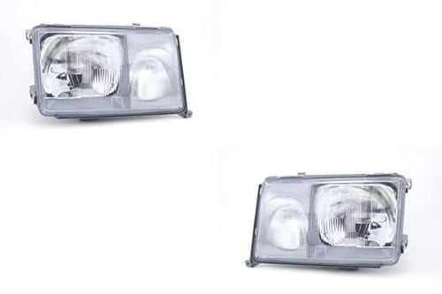 Johns, Scheinwerfer Halogen passend für Mercedes W124 84-89 H4 H3 Satz L R