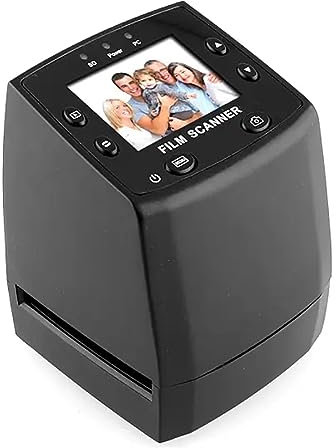 Scanner Négatif 35 Films, Visionneuse De Diapositives Haute Résolution 10 MP Avec Chargeur De Supports De Diapositives, Convertit Les Images 35 Mm En Images JPEG, Aucun Ordinateur/logiciel Requis.