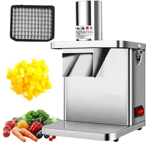 LFfwynog Trituradora eléctrica, rallador eléctrico para Uso doméstico en la Cocina, trituradora de Control de un Solo Toque, máquina para Hacer ensaladas para Frutas, Verduras, rallador,6 * 7.2mm