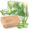 lubiu Savon Aloe Vera - 100g Savon Solide Corps, Savon Main Solide et Savon Visage pour L'hydratation - Parfum Savon Naturel - Savon a Froid Saponifie