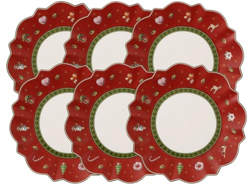 Villeroy & Boch Toy's Delight Brotteller rot 17 cm Set6