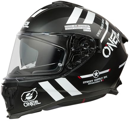 O'NEAL Challenger Helm Warhawk Schwarz/Weiß/Rot L