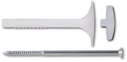 Cheville pour matériaux isolants DD-MV, haute capacité de serrage et résistance, idéale pour fixer des panneaux et des éléments de construction.