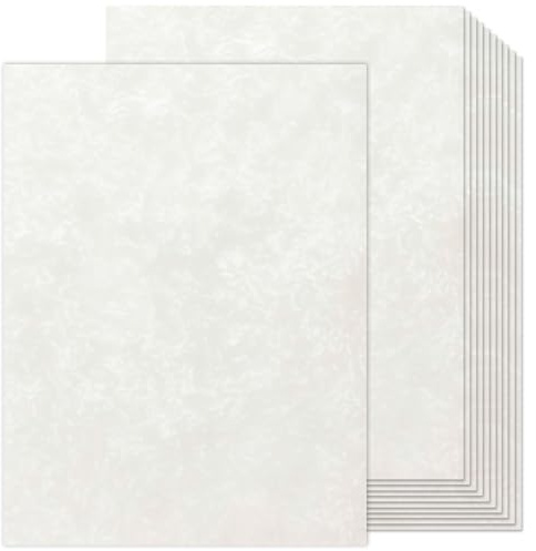 90PCS Vintage Paper 8.5 x 11 in Parchment paper for Writing Letter writing Paper, Decorative Printer Paper for Invitation, Letter, Resume, Award, Diploma, Art, Craft, Certificate Antique (Cream)