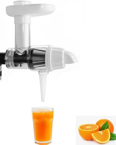 HOMGEN Accessoire Presse-agrumes pour Robot de Cuisine KitchenAid, Presse-jus Amovible avec Brosse de Nettoyage pour la Cuisine Domestique