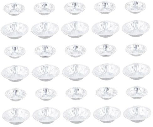 STOBAZA 500pezzi Stampo Per Crostata Monouso Teglia Per Crostate Stampo Per Dessert Utensile Da Cucina Teglia Da Forno